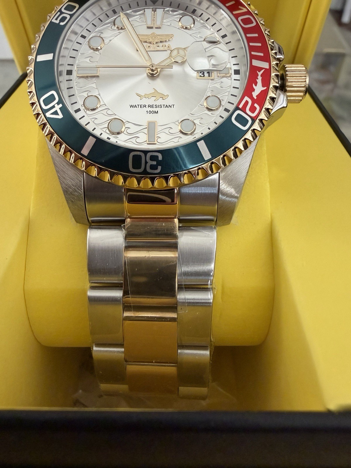 New Men’s Invicta Pro diver Two Tone Current Wave Watch 43mm