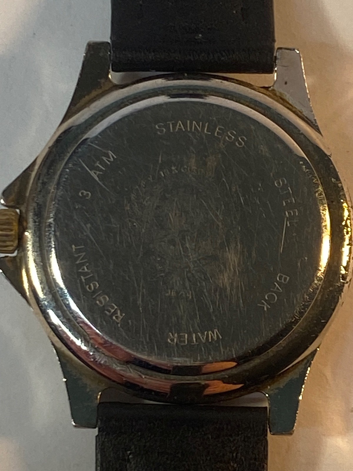 MENS JACQUES EDHO Paris WRIST WATCH #JE790,QUARTZ,France,18k Gold Plated Case