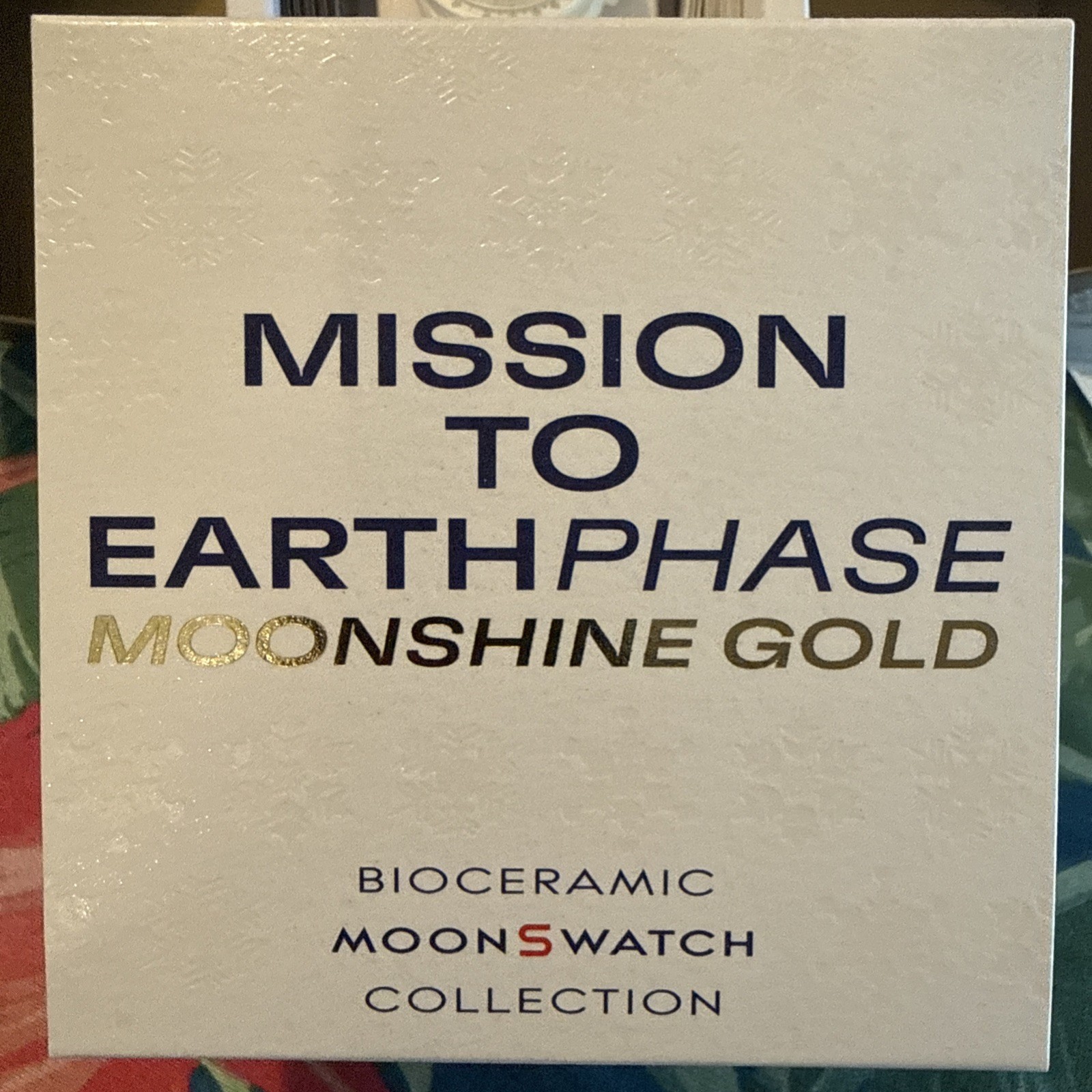 OMEGA x Swatch Cold Moon Mission to Earthphase Moonshine Gold 42mm White cold