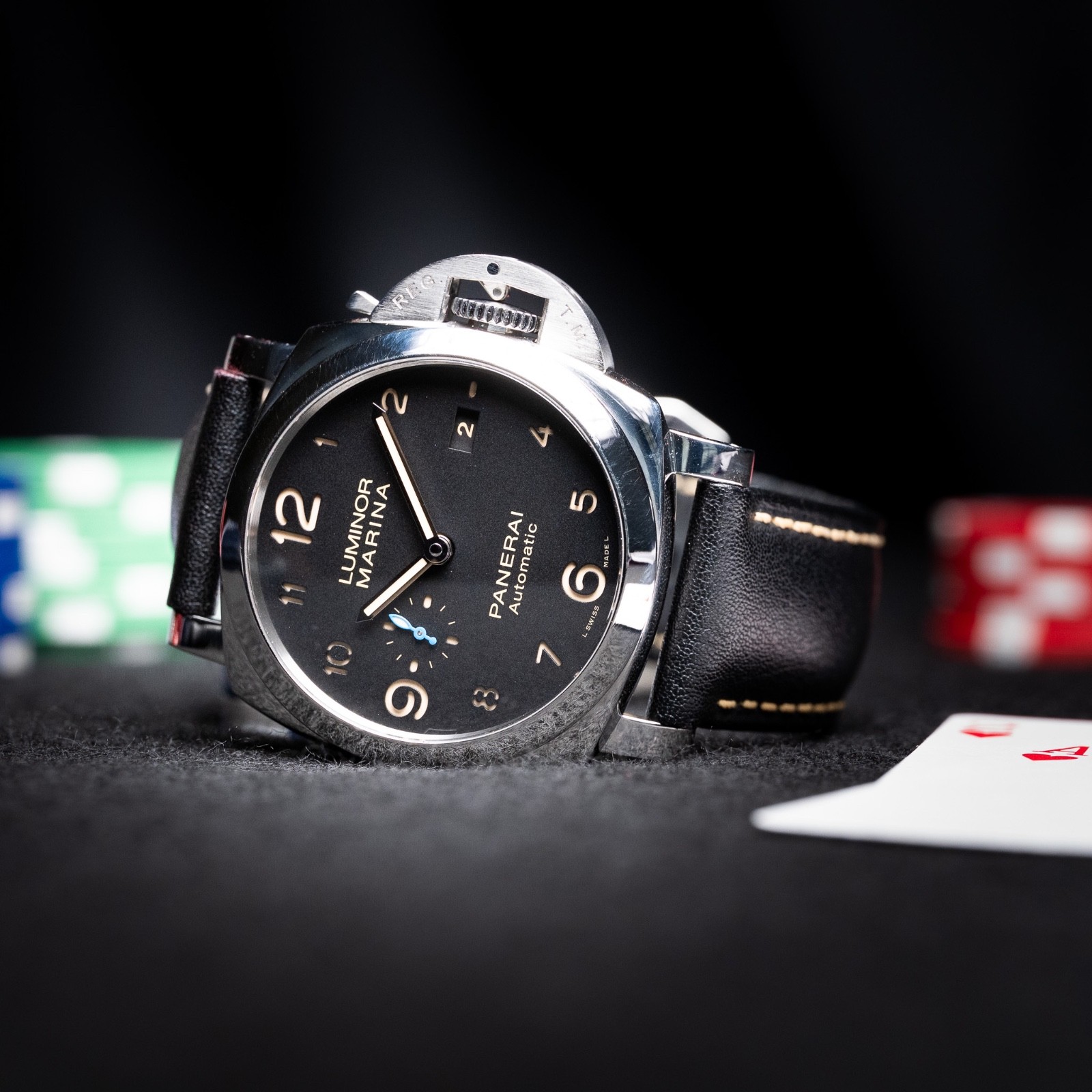 Panerai Luminor Marina Leather Strap & Rubber Strap PAM01359