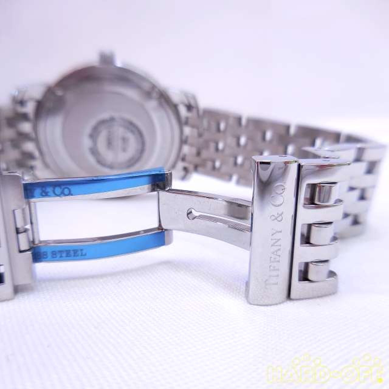 [B1N] Tiffany & Co. Mark Z0046.17.10A90A00A Black MOP Quartz Ladies [v5p]