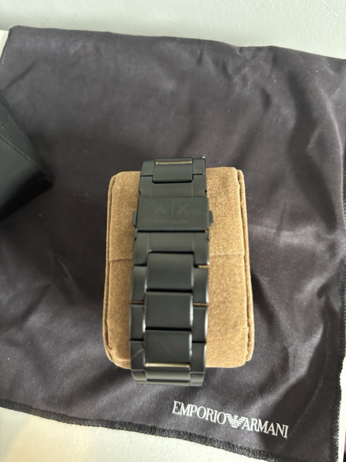 Armani Exchange Hampton AX2434 Men’s Black Dial Black SS Bracelet Quartz 50m