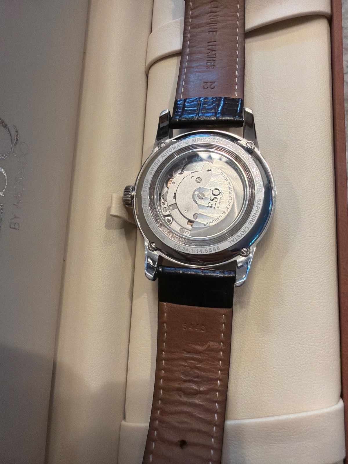ESQ Movado Mens automatic 07301373 Watch
