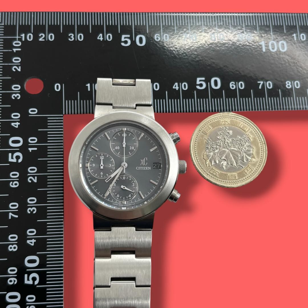Citizen XC Chronograph Quartz Watch, Mens, 35mm, Date, Wrist 20.5cm/8.1in
