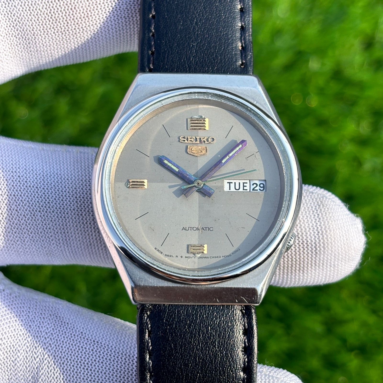 Vintage Seiko 5 Dress Formal Automatic Japan Made Men’s Watch 6309-8830