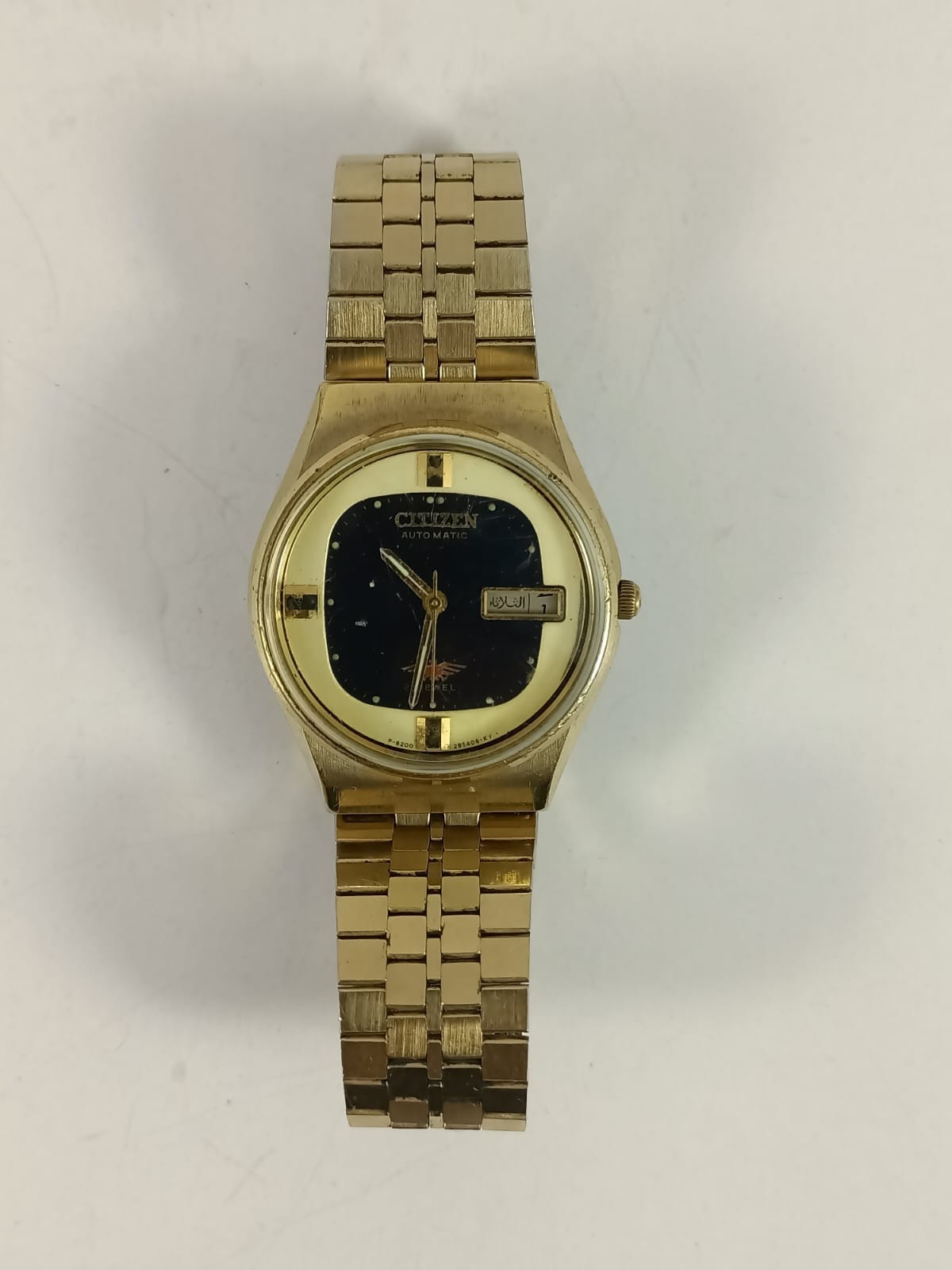 Vintage Citizen Automatic Day-Date 21 Jewels Black Dial Men’s Watch Japan
