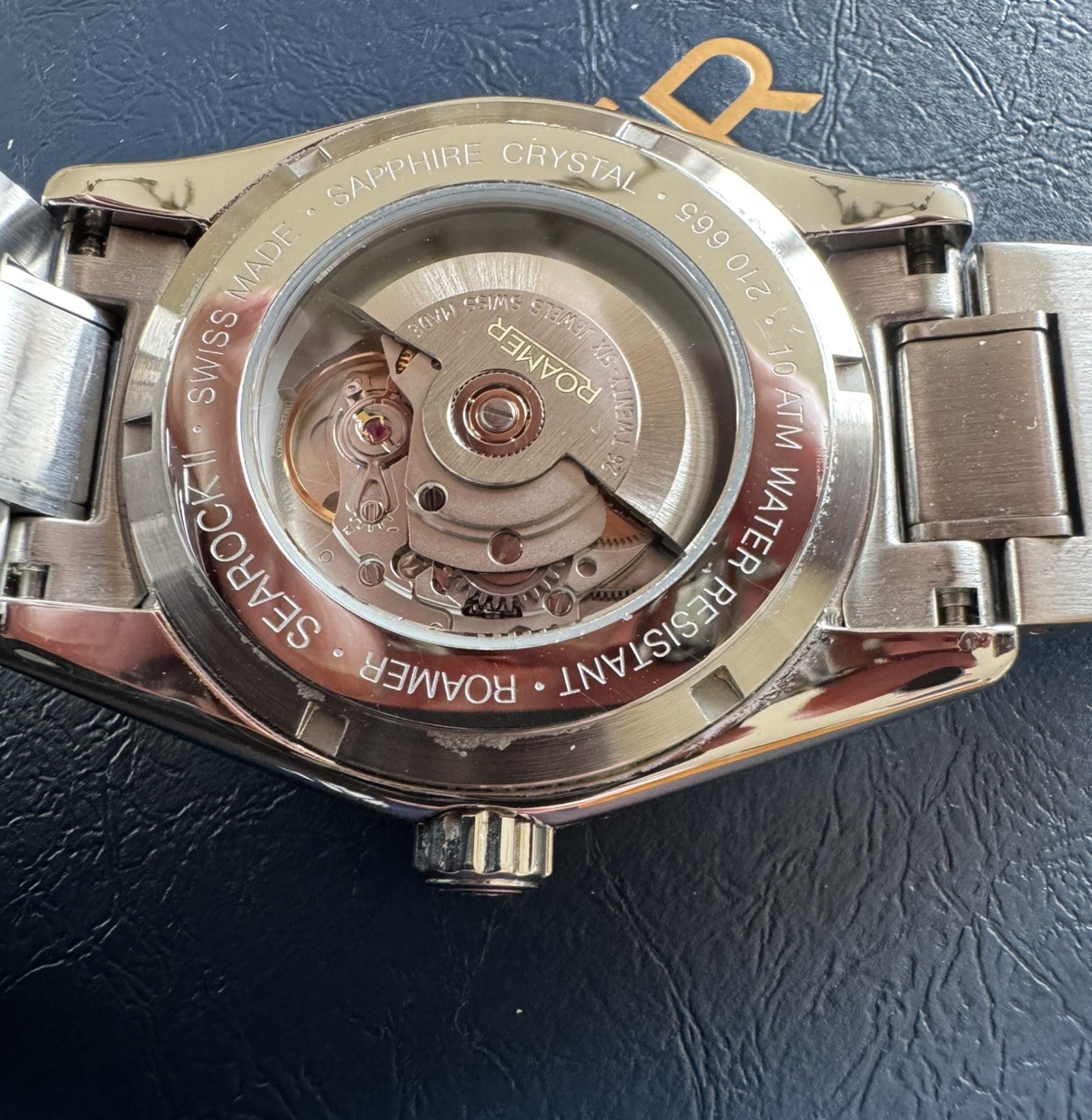 Roamer 210665 41 25 20 Searock Automatic White Dial.