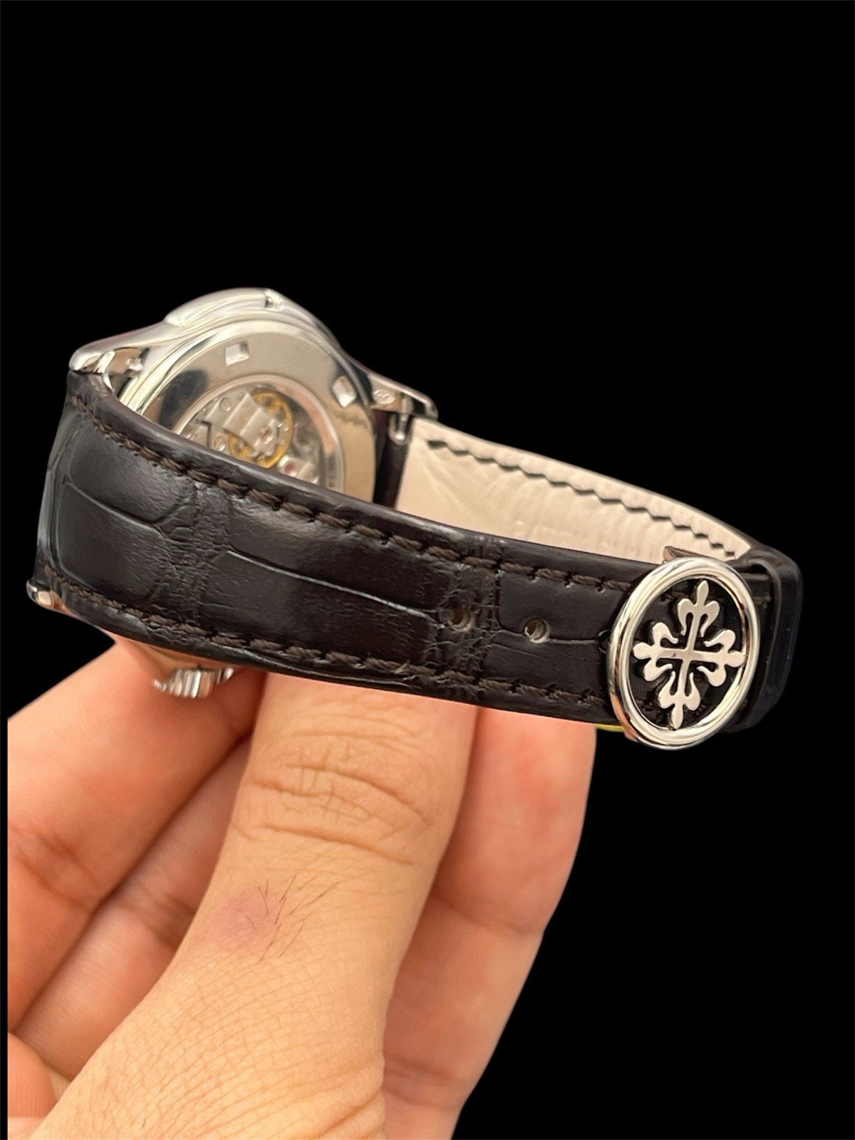 Patek Philippe Calatrava Travel Time 18K White Gold, White Dial 5134G