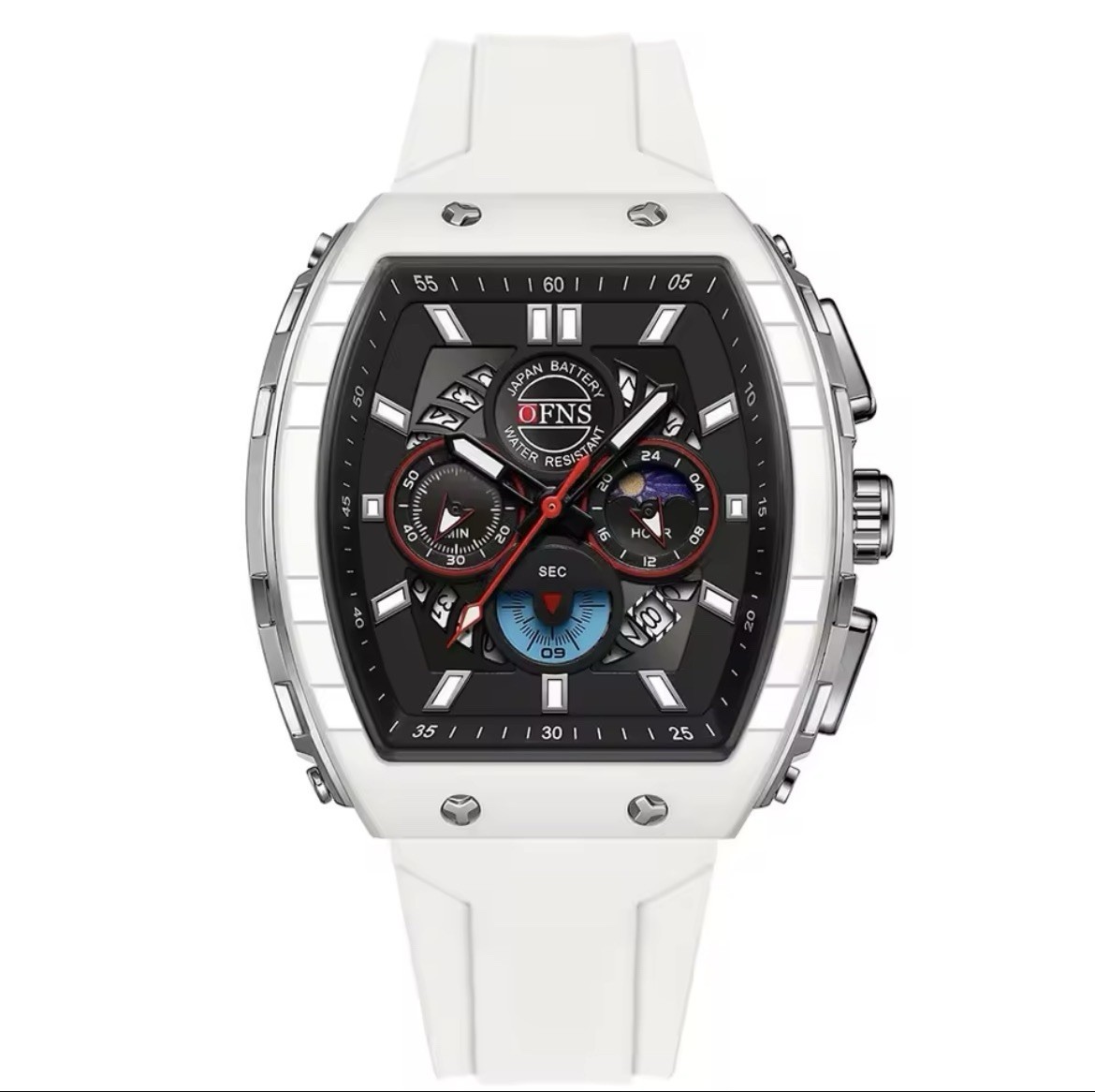 Luxury Men’S Quartz Watch Multifunctional Timing Watch Three Eye Six Pin Quartz