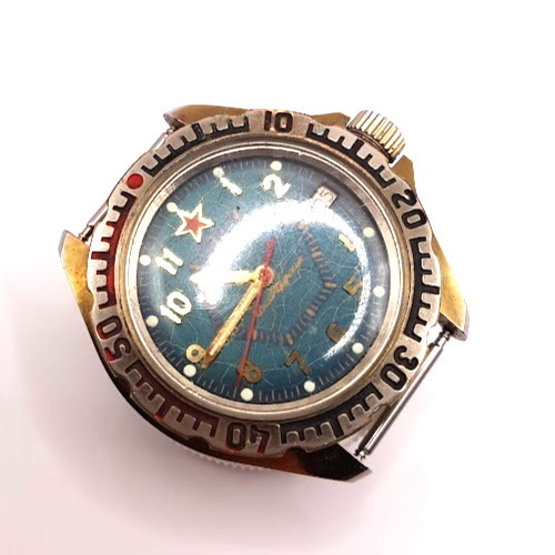 LEGENDARY RUSSIAN VINTAGE MENS WATCH VOSTOK KOMANDIRSKIYe MECHANICAL WORKING RAR