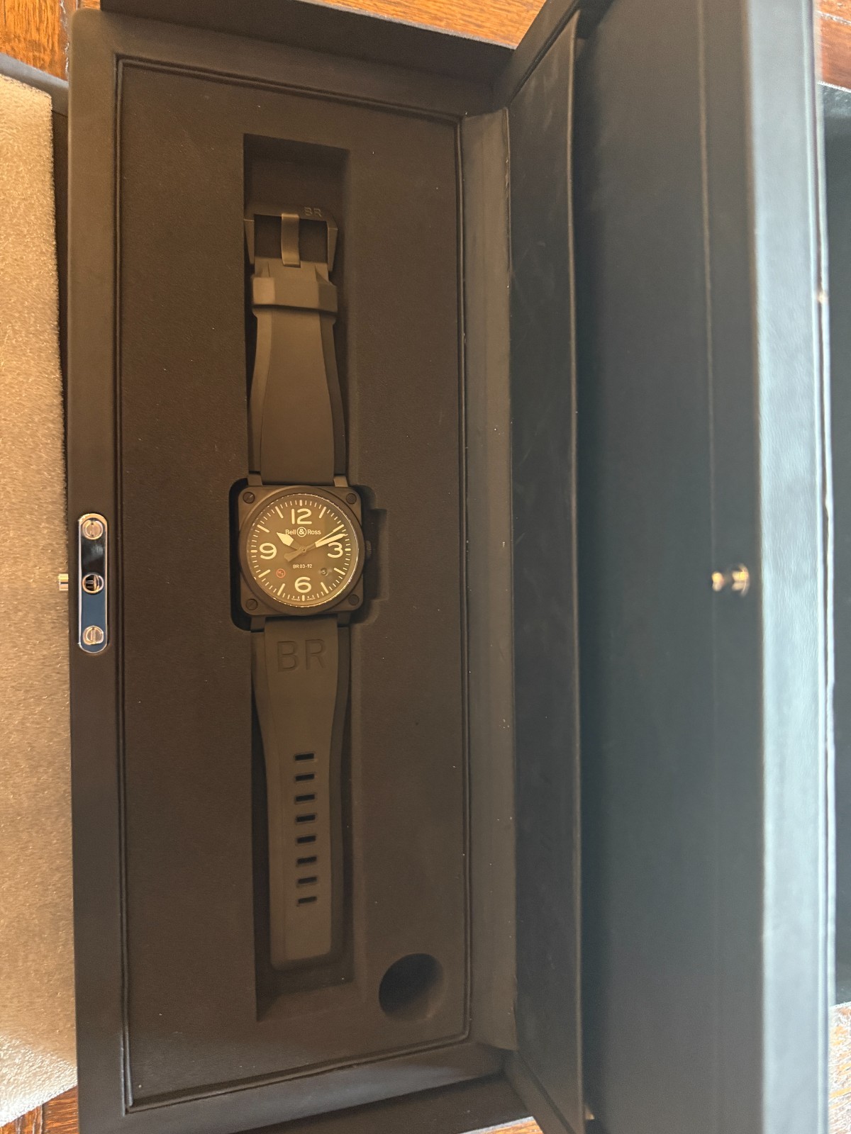 Bell & Ross BR 03-92-Mil-Ce 42mm, Military Type Ceramic case, Green Dial