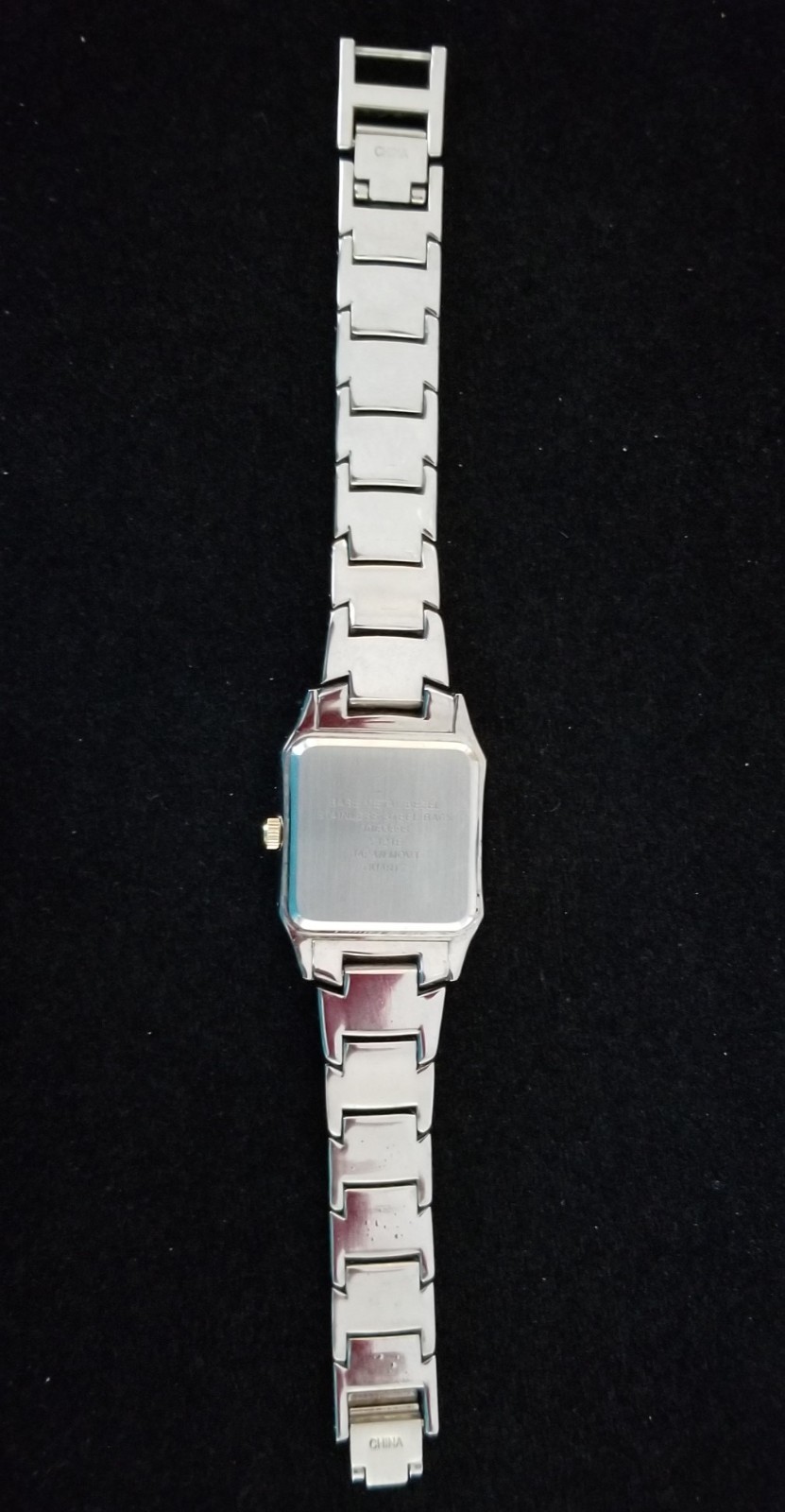 Anne Klein Silver Tone Watch 10/8389S Link Band 6.75″ Max Size New Battery
