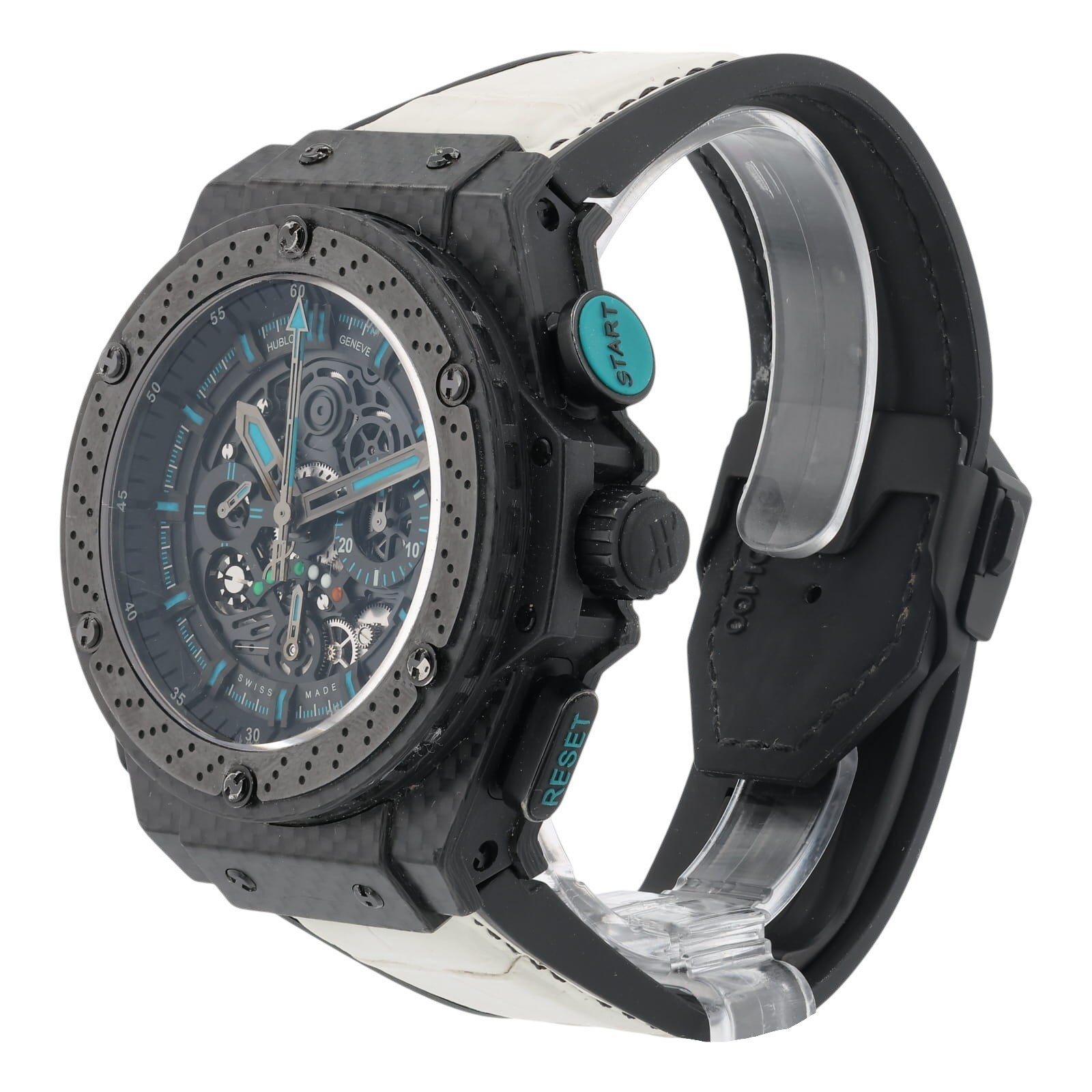 Hublot King Power F1 Abu Dhabi Skeleton Carbon 48mm Watch 719.QM.1729.NR.FAD11