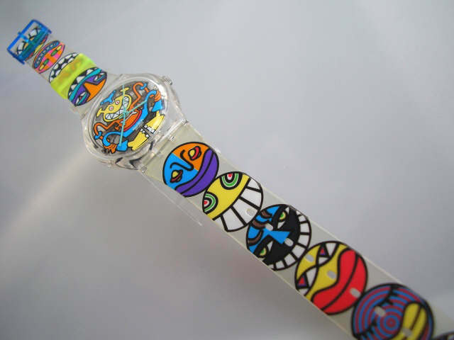 POP BONES! Funky Monster w ART WORK Swatch By JIM AVIGNON! NIB-RARE!
