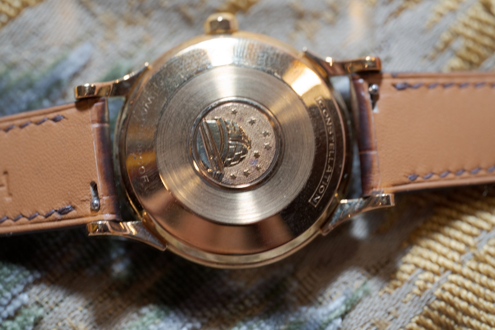 Vintage Omega Constellation Pie Pan Dial 18k Yellow Gold 2582/2853 SC circa 1956