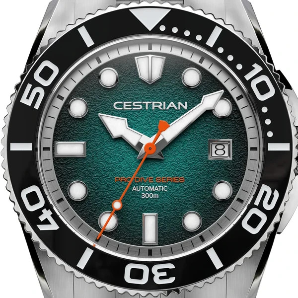 Cestrian Pro Dive Series Teal Fumé Dial Automatic 300m Men’s Watch CP-TLB001