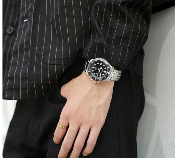 Seiko Watch PROSPEX Series Black Dial Watch SNE551P1