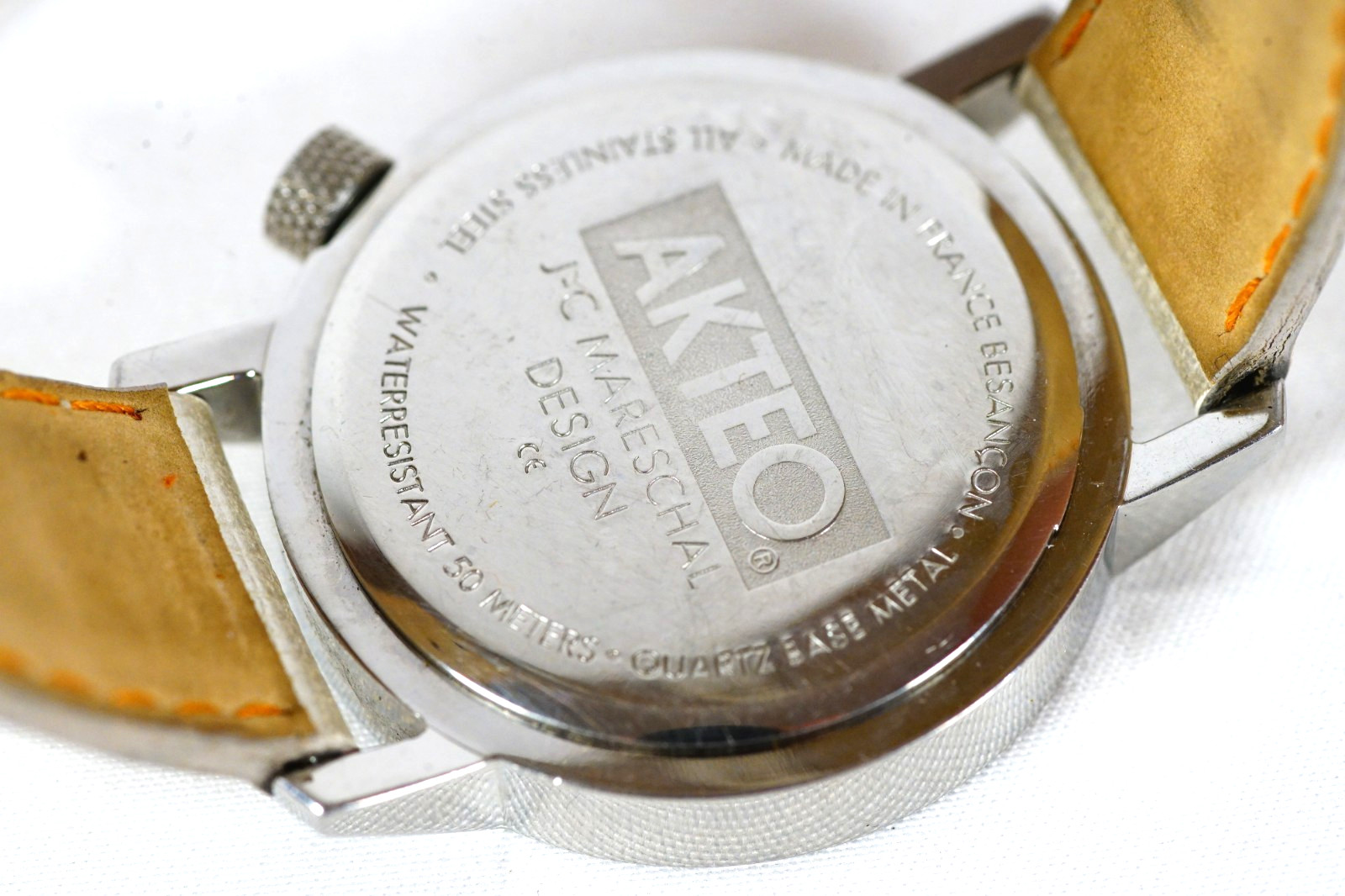 AKTEO JC Mareschal Design Watch Teachers School Theme Wristwatch France Quartz