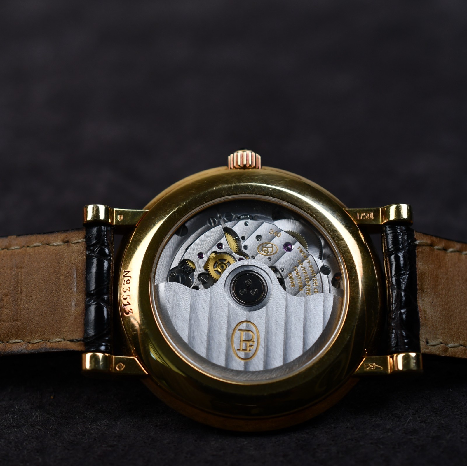 Parmigiani Fleurier Basica 18k Rose Gold 37mm Ref C04440 Automatic Cal PF340