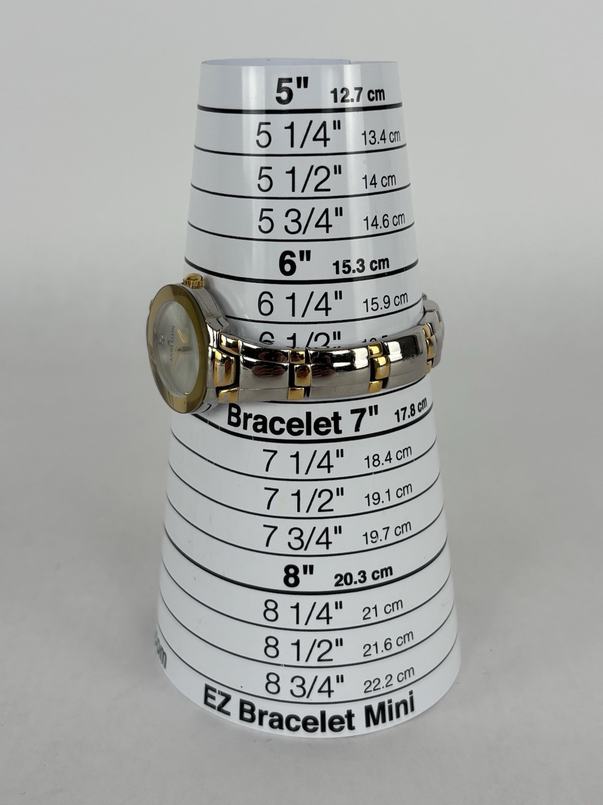 Anne Klein 10/8231 28mm Silver/Gold Tone Quartz Watch w/Bracelet & New Battery