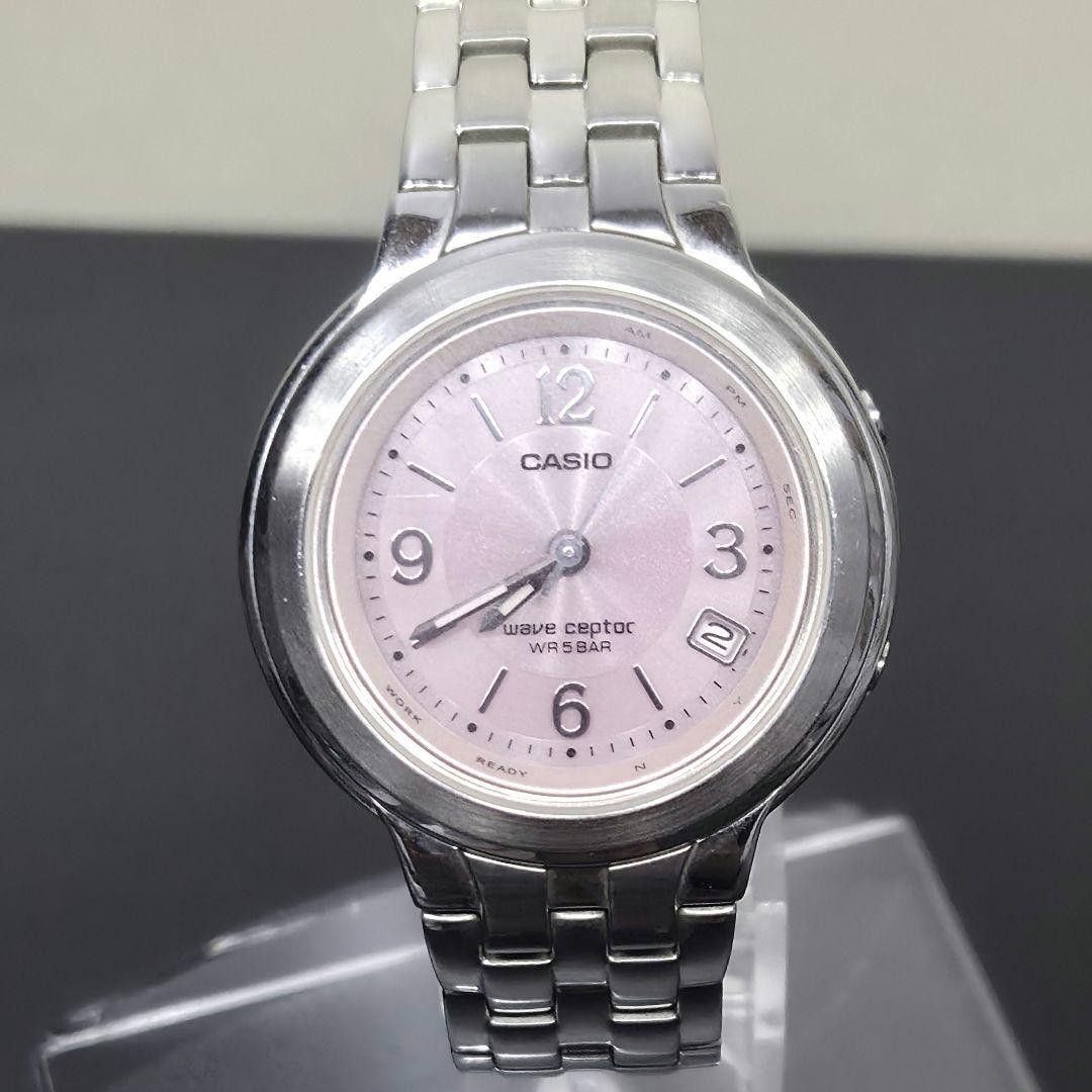[Tested and working] Casio Radio-Controlled Solar LWQ-120 Women’s Watch Pink