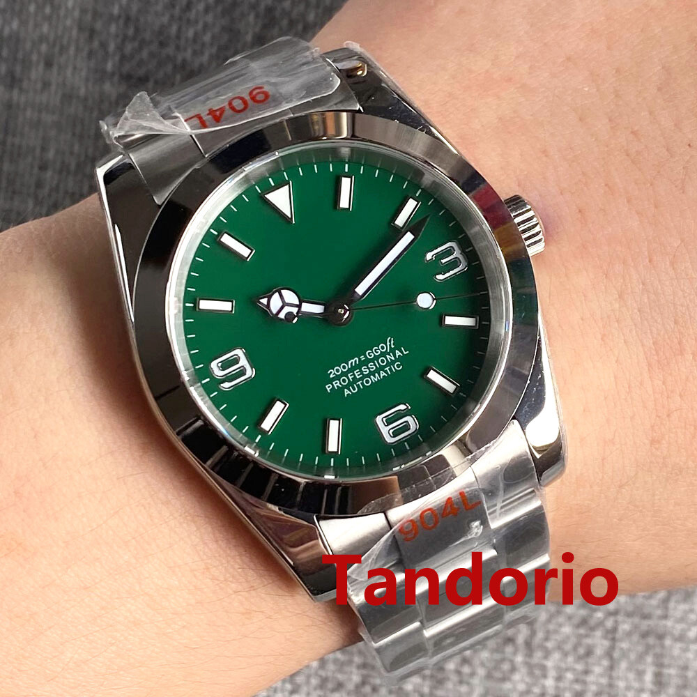 Bliger 36mm/39mm Sapphire Glass NH35A PT5000 Automatic Men Watch Luminous Oyster