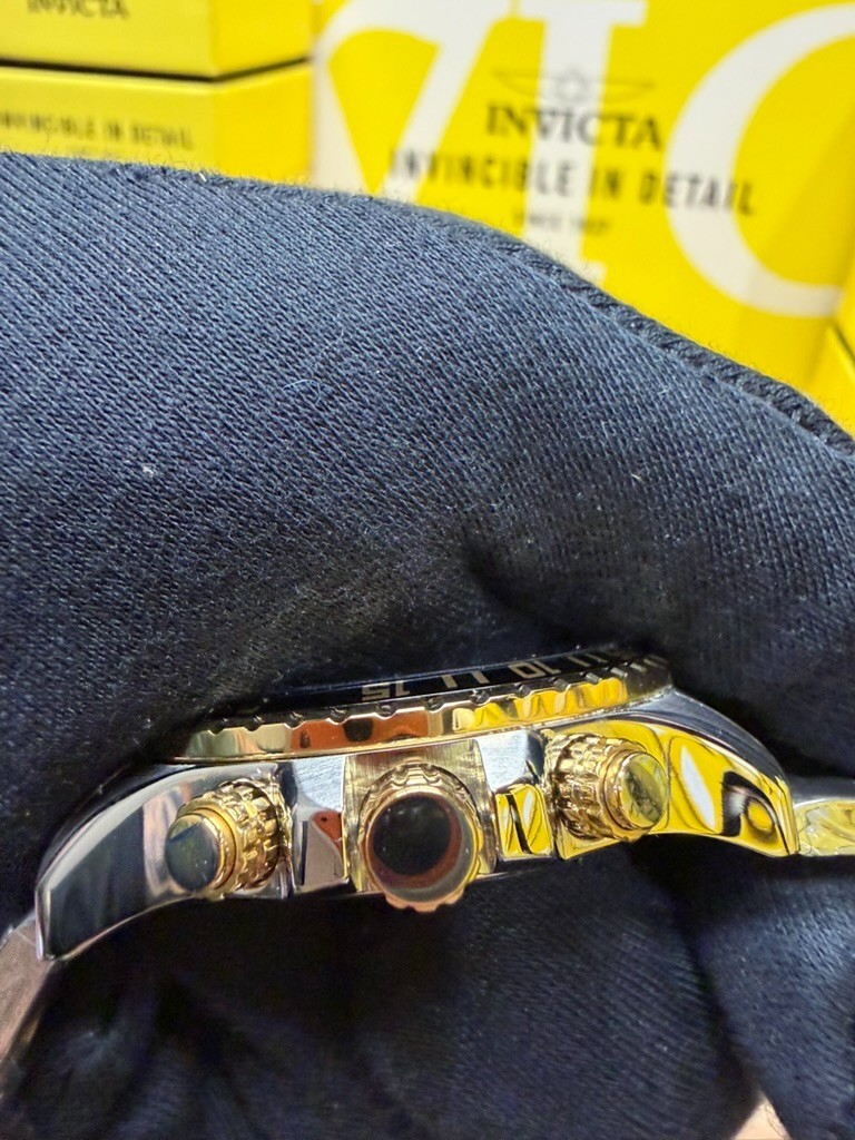 Title: Invicta Specialty Mach Gala 69805 Men’s 48mm Two-Tone Gold Steel Black Co