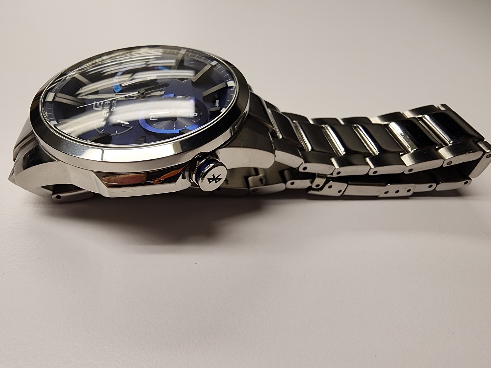 Casio Edifice EQB-700D-2A Tough Solar Bluetooth Men’s Watch – Blue Dial