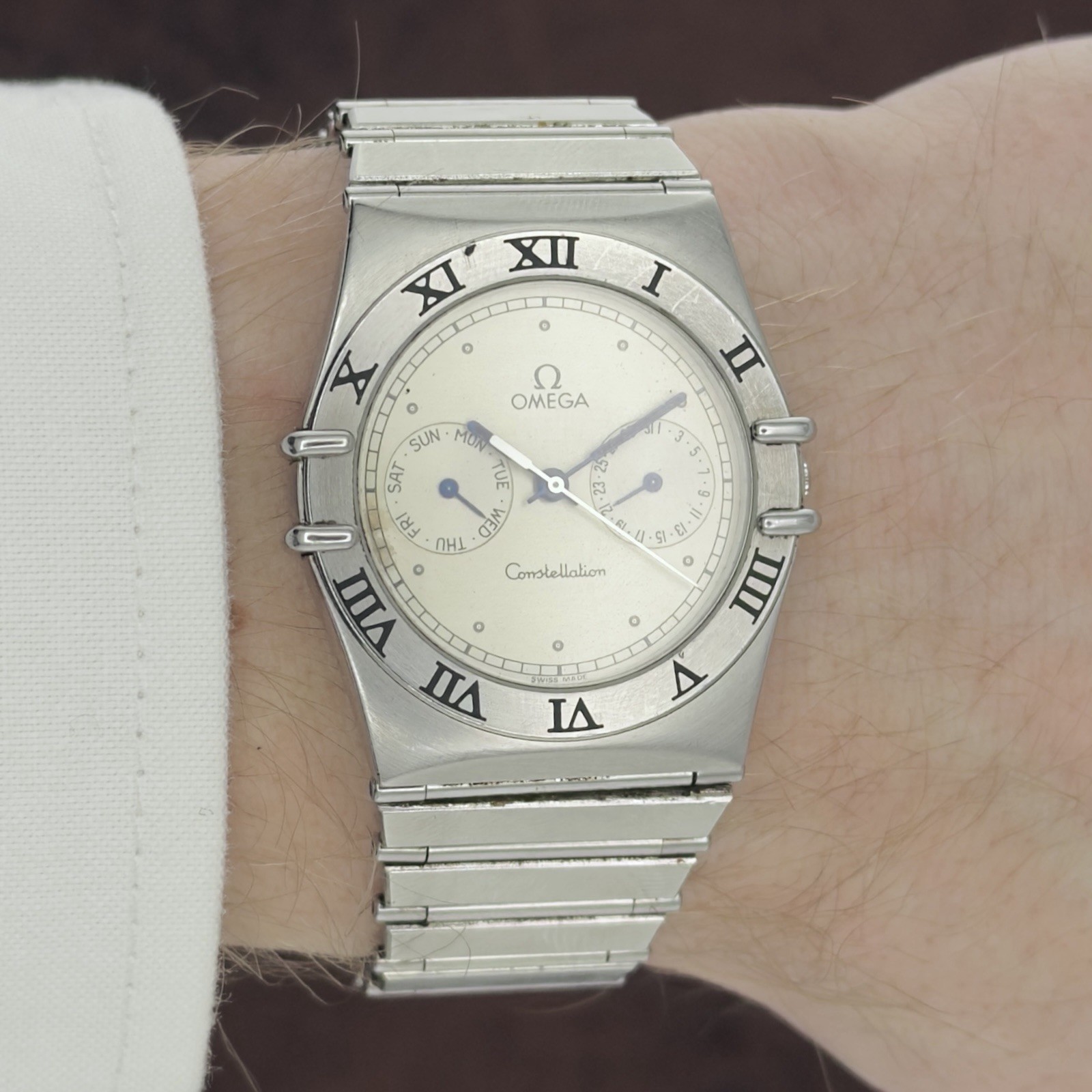 Omega Constellation Manhattan – Day Date – 34mm – Ref 396.1070 – Men’s Watch