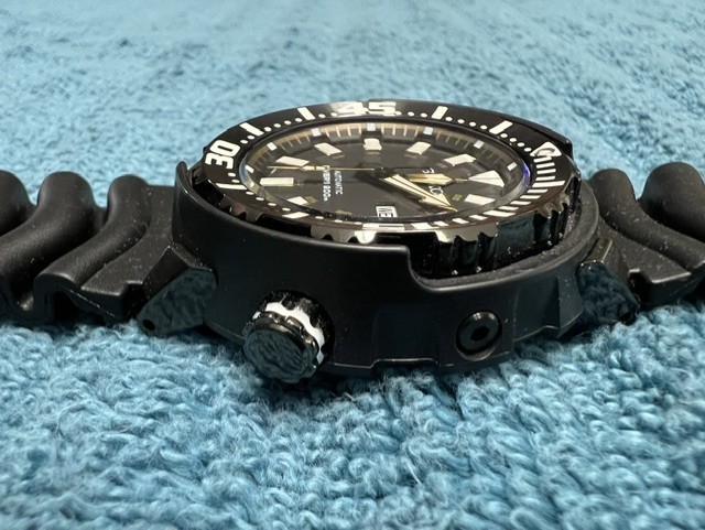 Seiko Automatic Men’s Black Dive Watch – Mint!