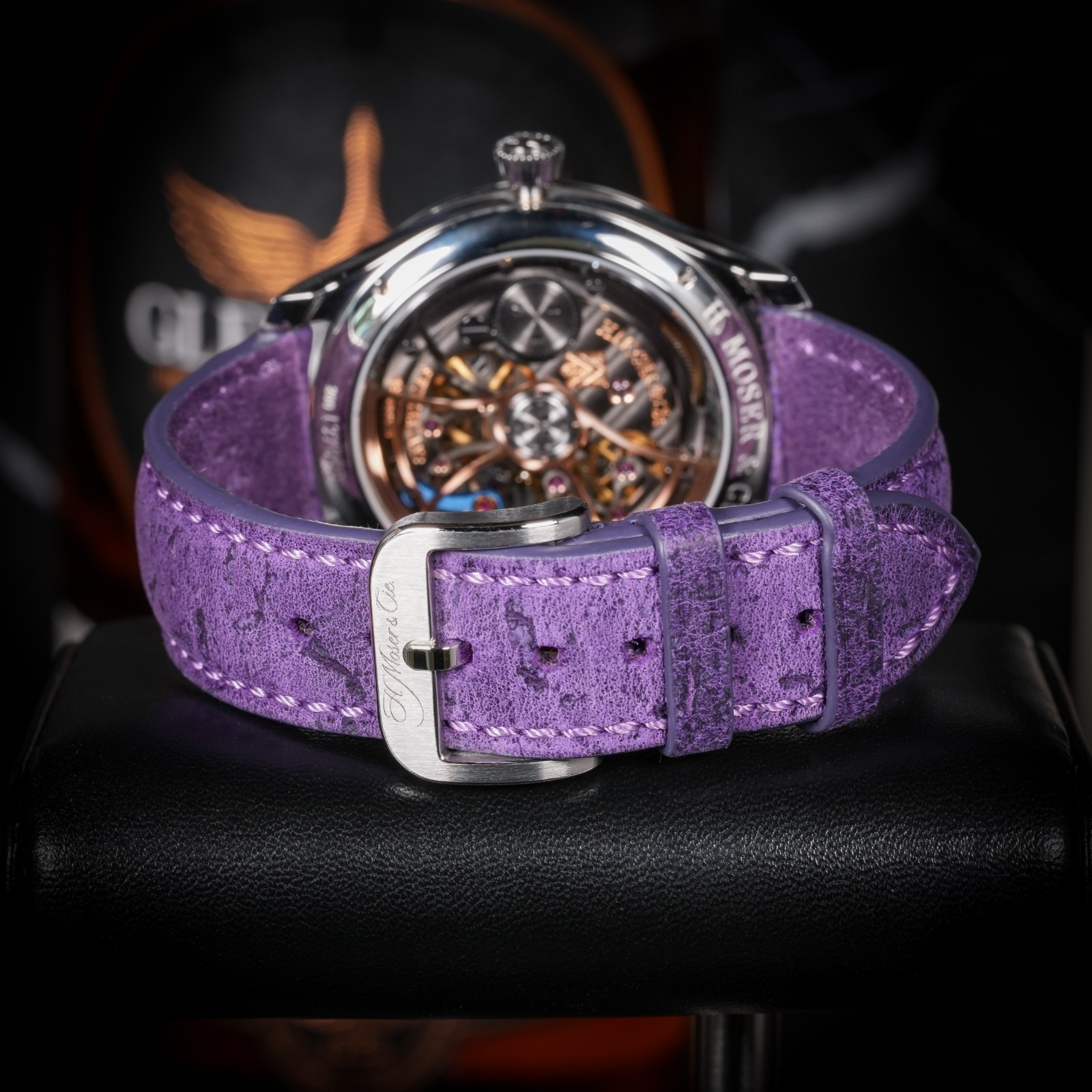H. Moser & Cie. Endeavour | Purple Enamel Concept 40mm | Full Set