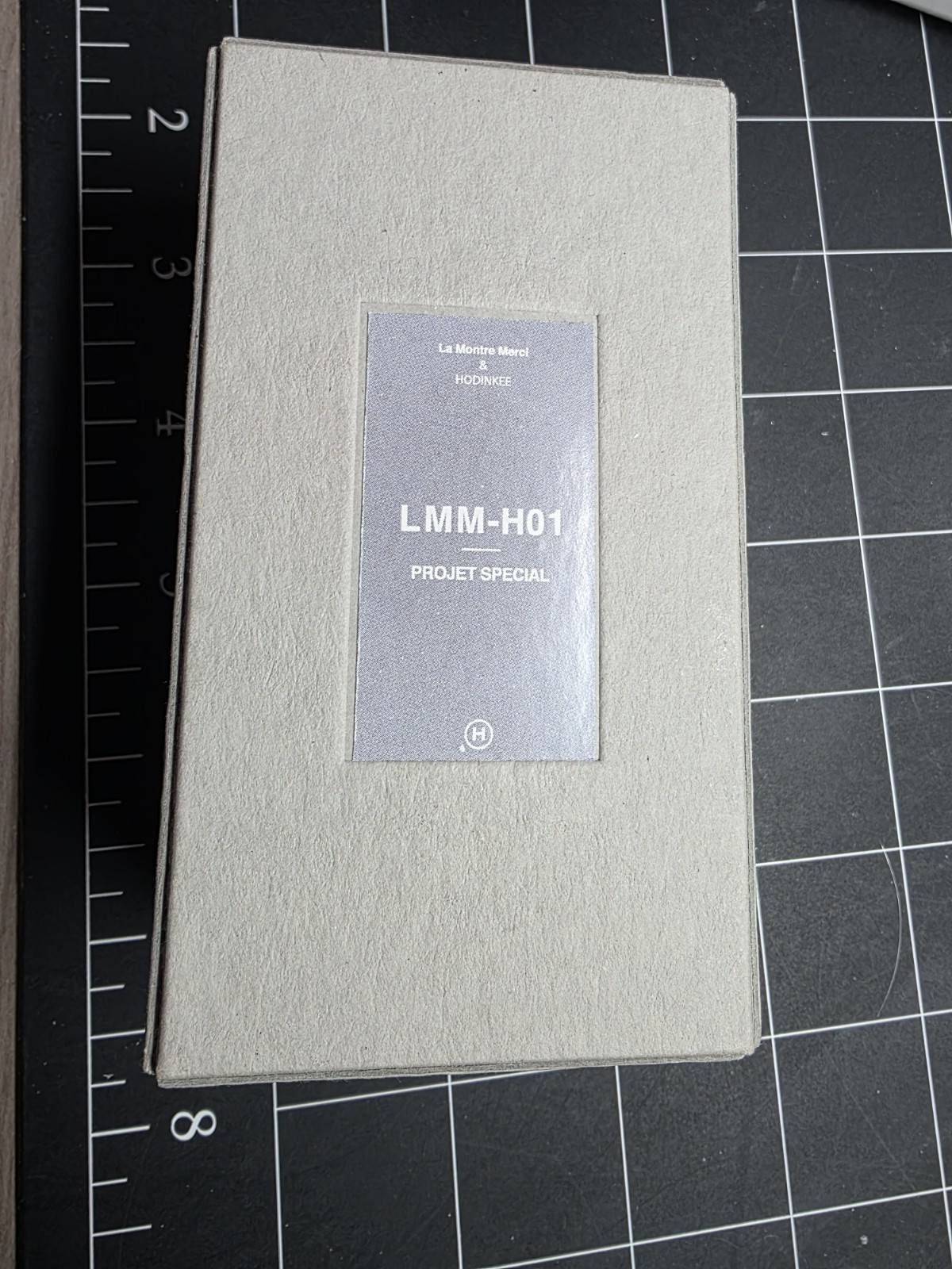 Merci Paris LMM‑H01 × HODINKEE – Gray Dial – 37.5mm – Nylon Strap