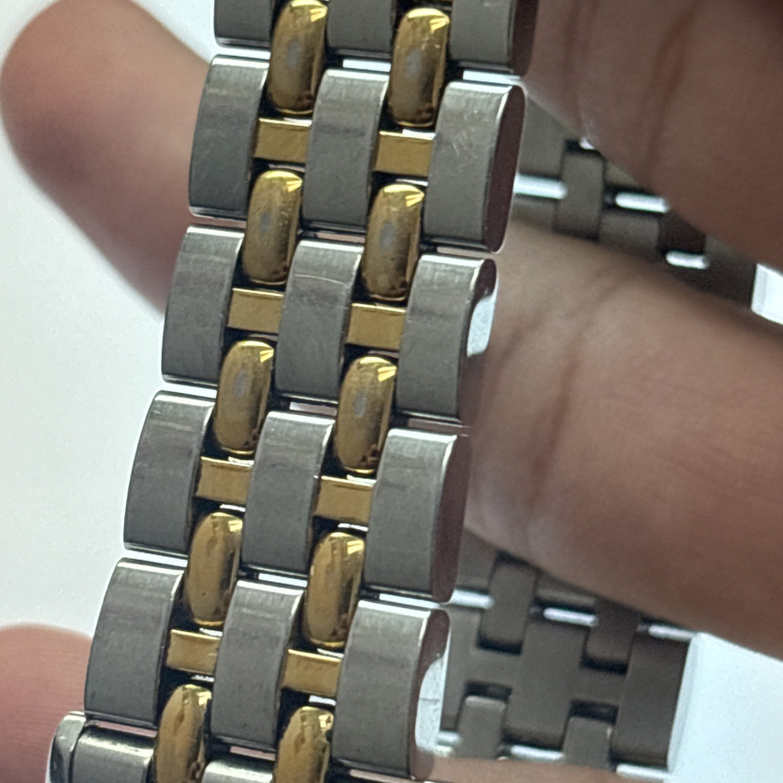 Raymond Weil Watch Two Tone Gold Plated Stainless Steel Fits Wrist Size 7”