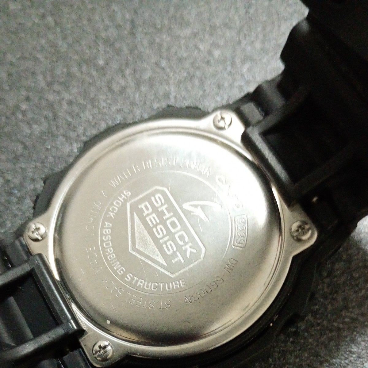 CASIO G SHOCK DW 5600SN Black Blue Square Watch