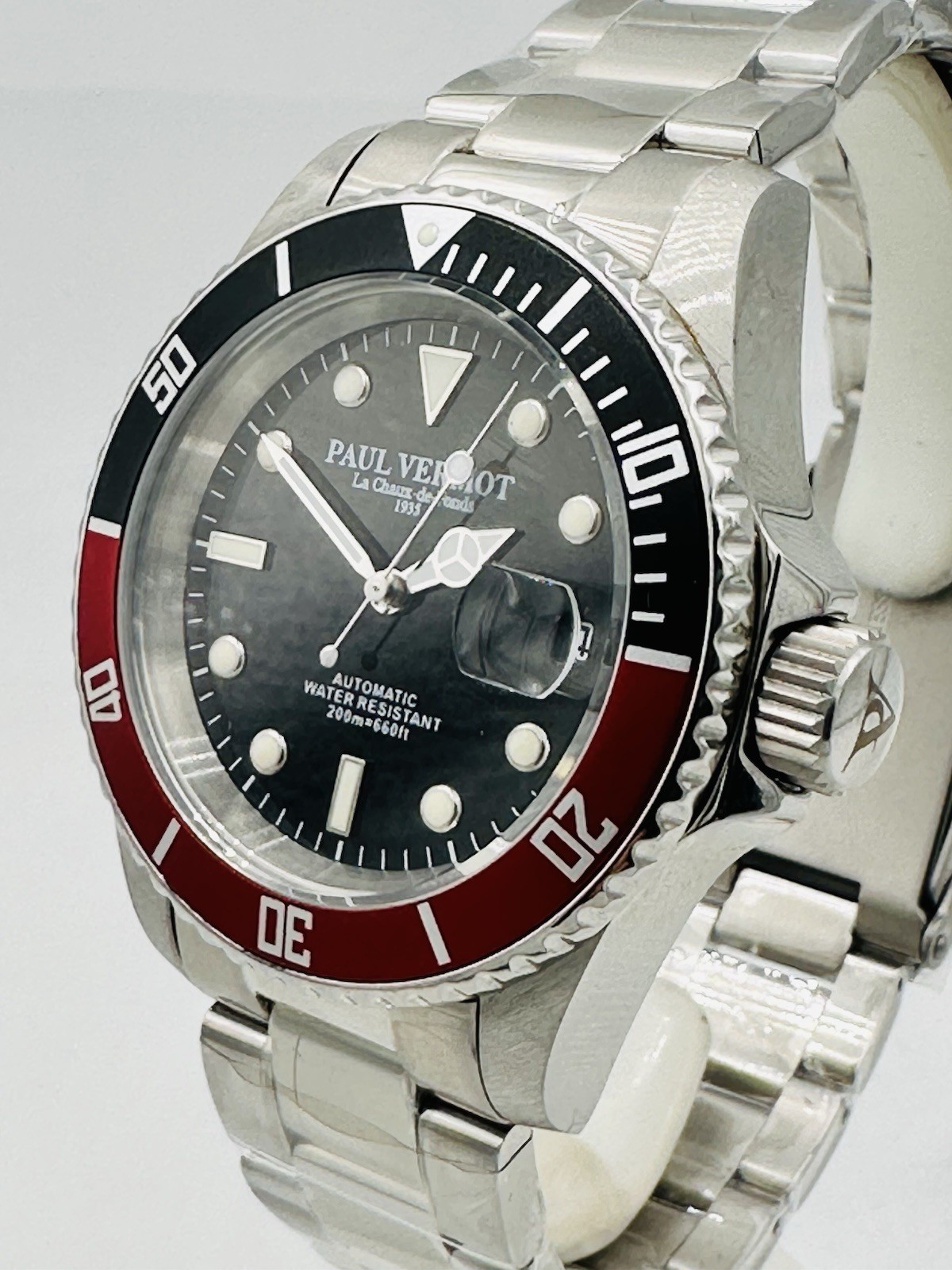 Paul Vermot SUB 200m Automatic Seiko PV6763KR/438 Watch Hot Discount New