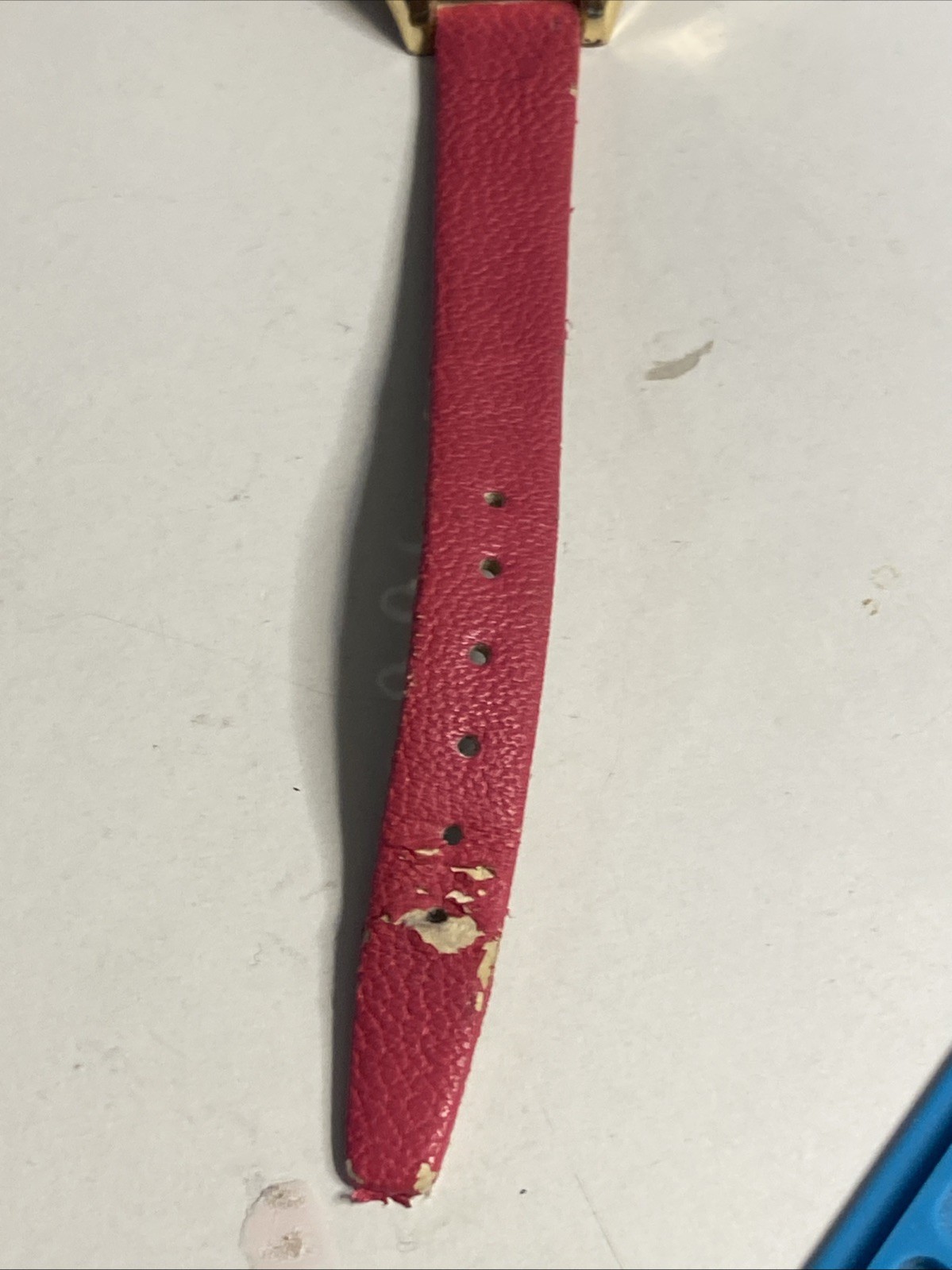 Massini Pink Gold Tone Skinny Wrist Watch New Battery