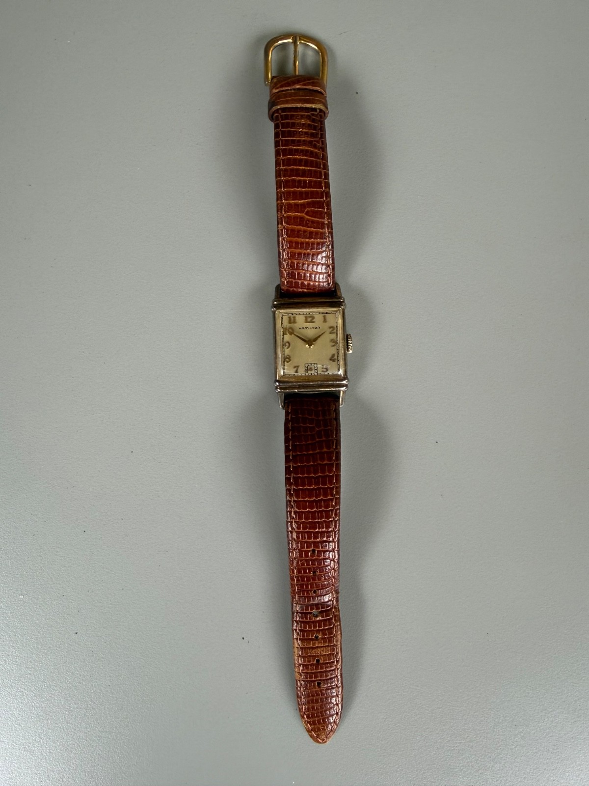 Vintage 1940’s/50’s Hamilton Lester 14K GF Men’s 19 Jewel Watch