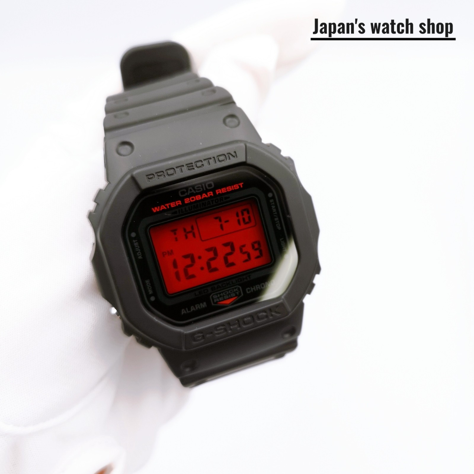 CASIO G-SHOCK DW-5600BBR-1JF Black Red Quartz Unisex Watch New in Box