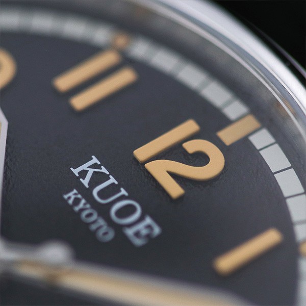 KUOE KYOTO OLD SMITH TiCTAC Special Order Limited Automatic Watch Black 38mm