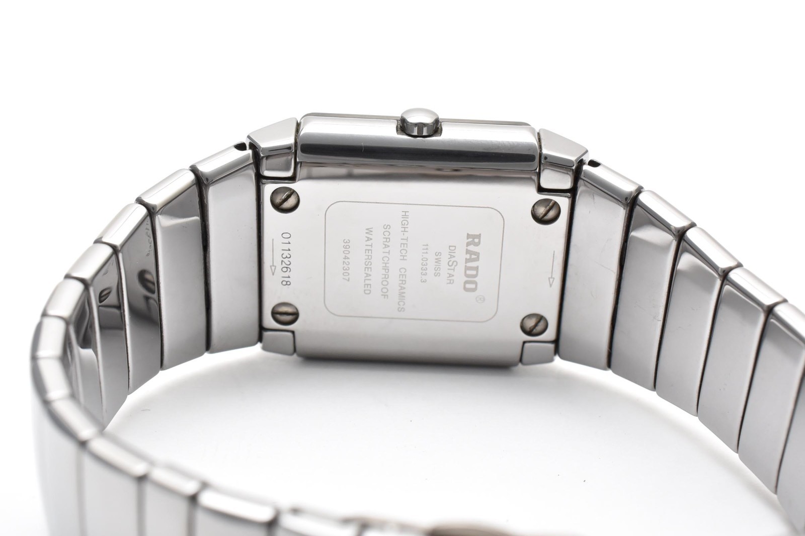 Rado Diastar 111.0333.3 Date Ceramic Quartz 26mm Women’s Watch JAPAN