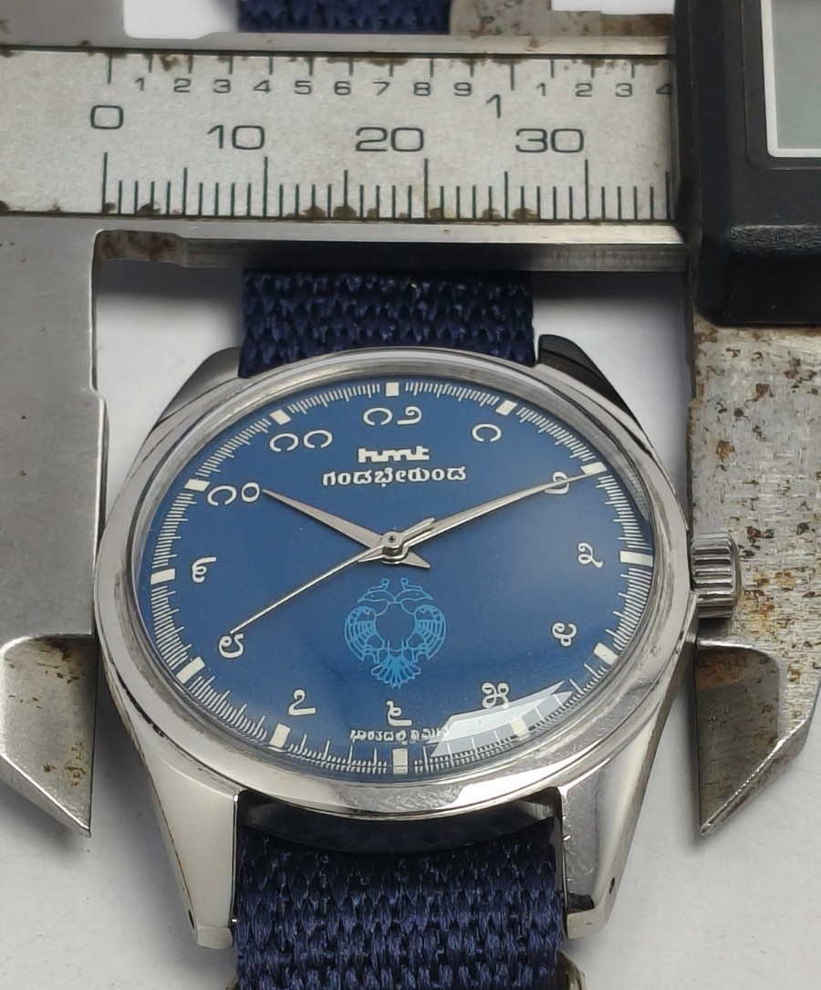 HMT GENDABERUNDA 17J Hand Winding Wrist Watch For Men’s In Working Condition