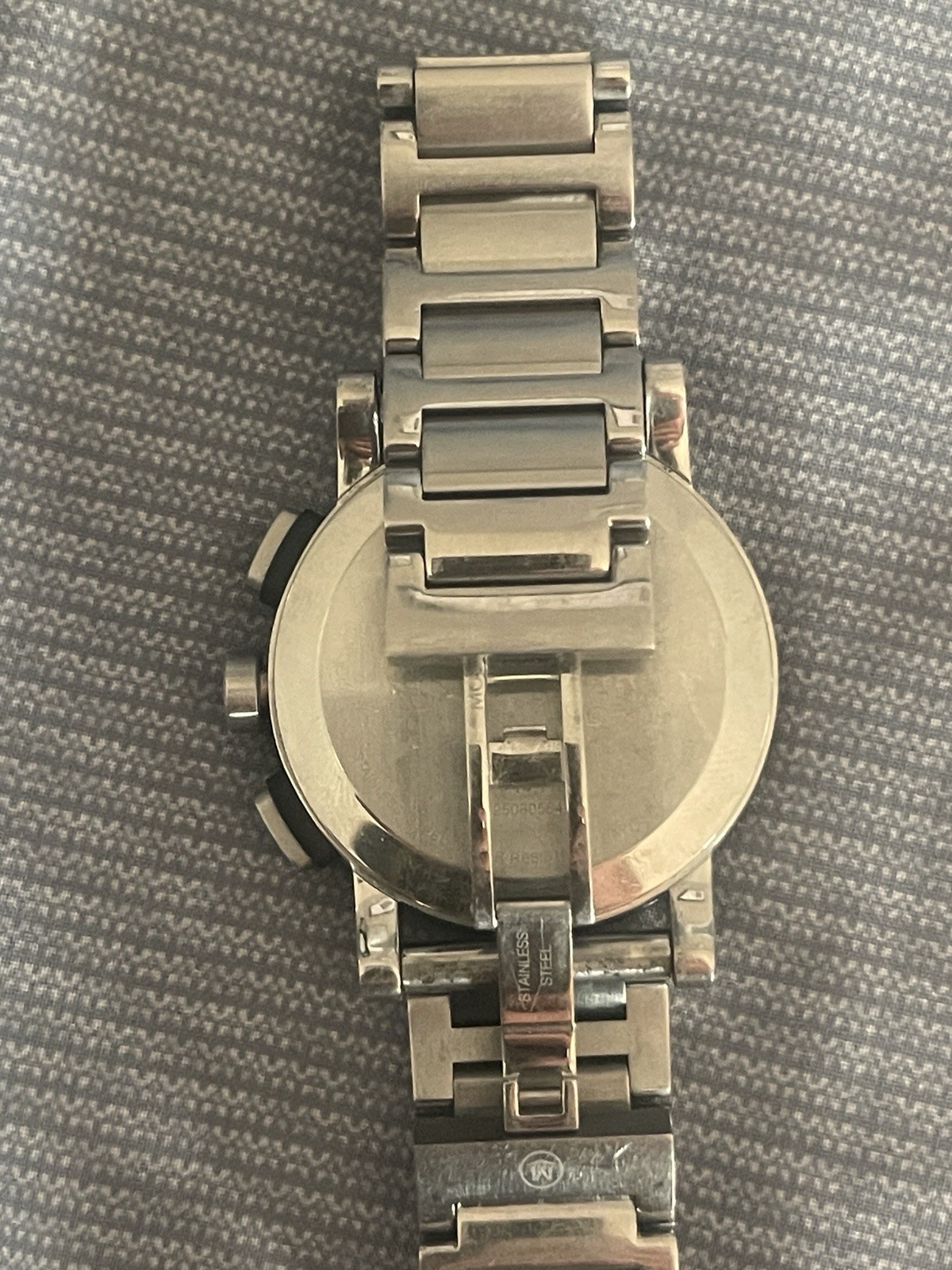 Movado Museum Sport Watch With 44mm Chronograph Face & Silver Bracelet