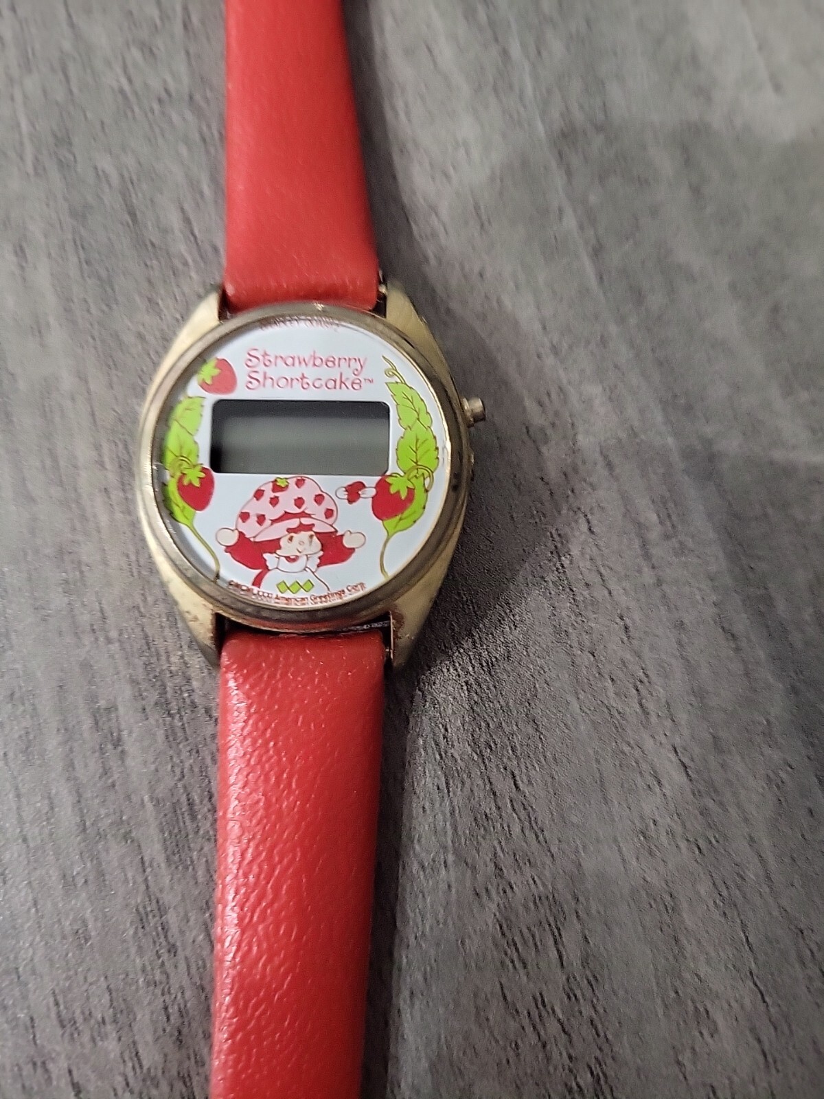 Vintage 1980’s Strawberry Shortcake Digital Watch AS IS