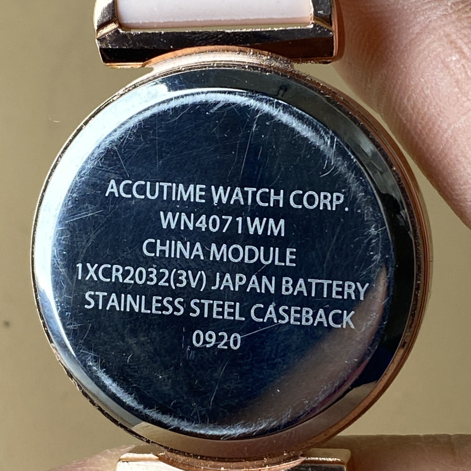 Accutime Women’s LED Digital Watch Pink Silicone Band- New Battery /WN4071WN