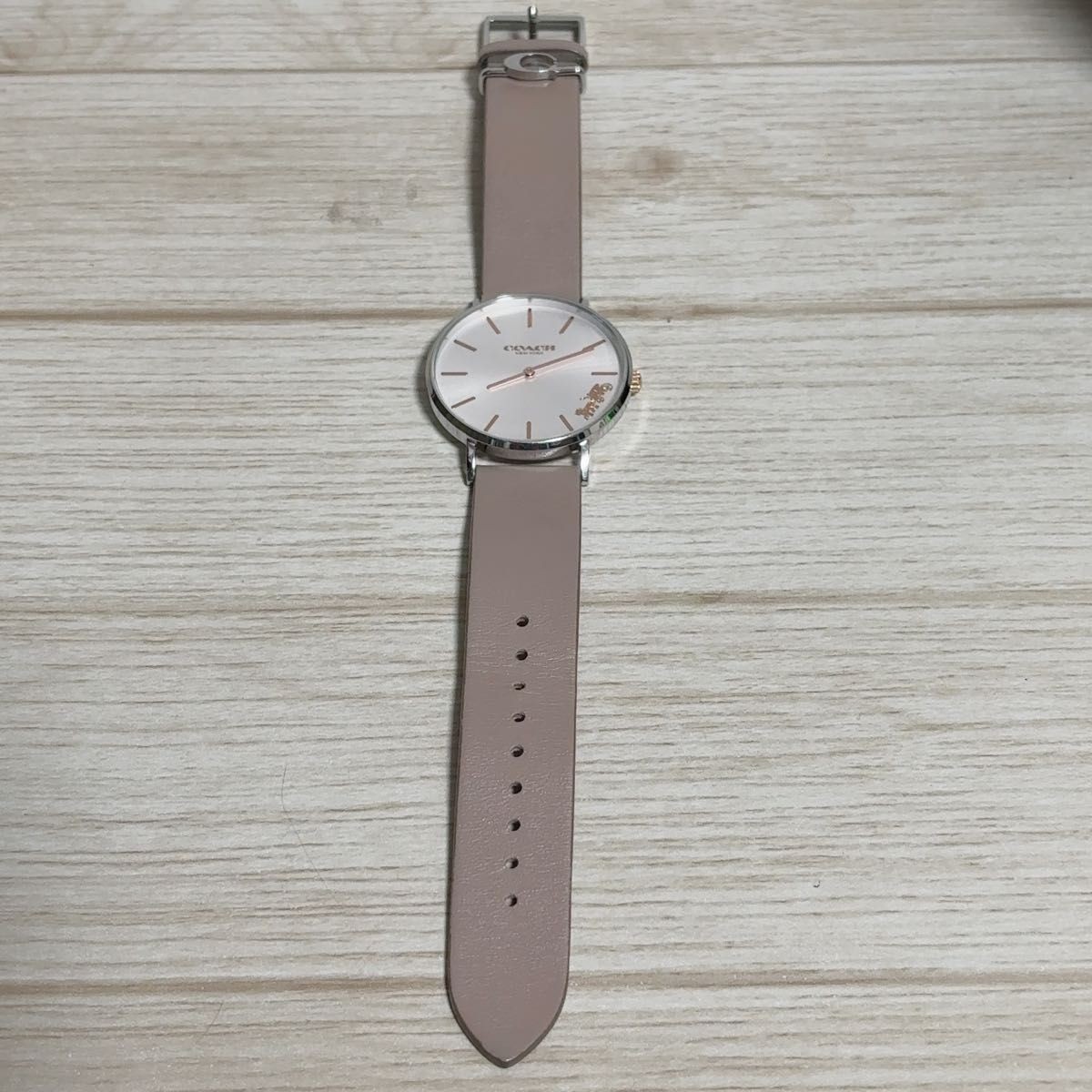 COACH ladies wristwatch beige