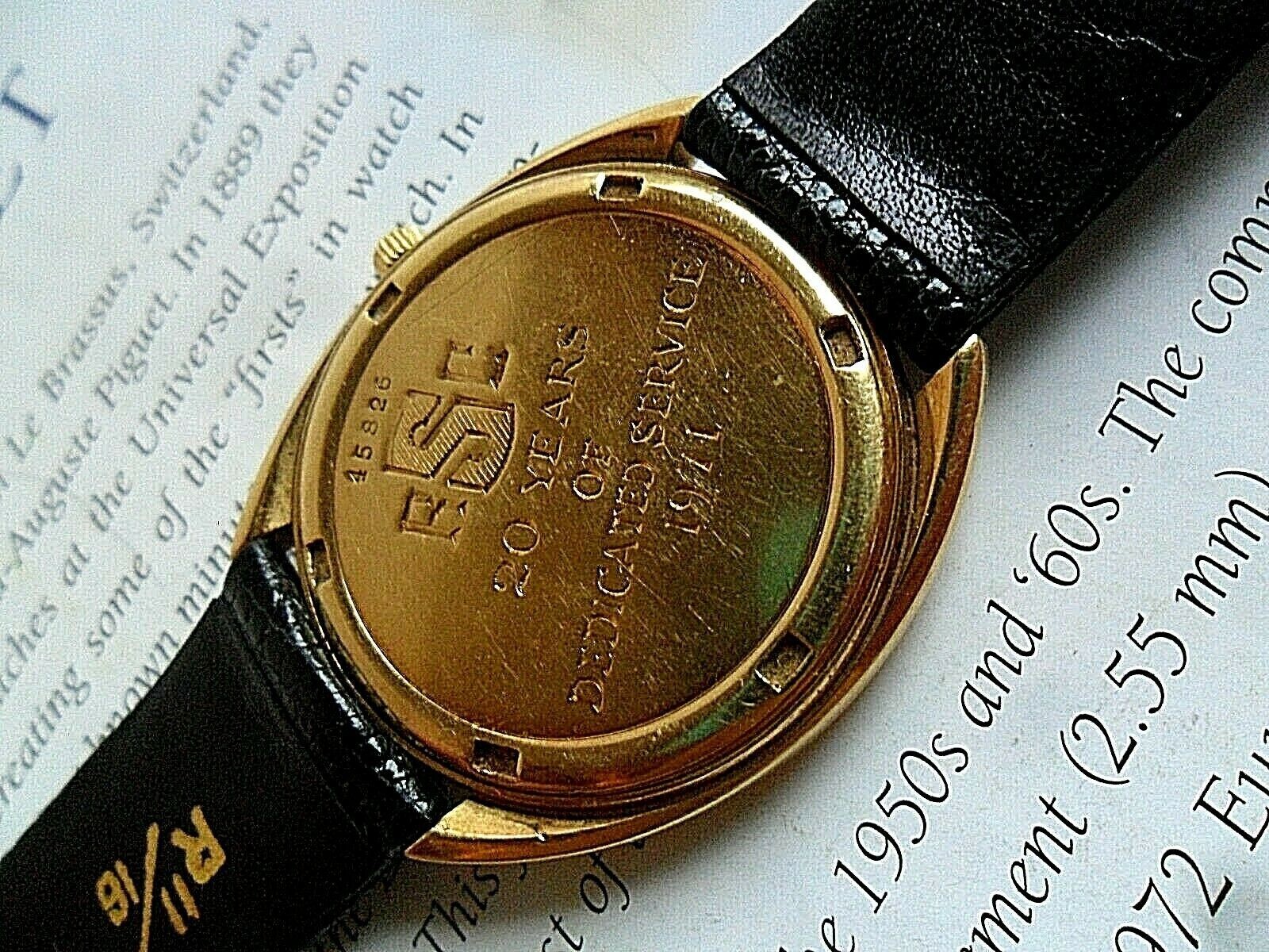Audemars Piguet/AP Hobnail 18KYG Cal.K2120 Automatic Winding 1970 Watch
