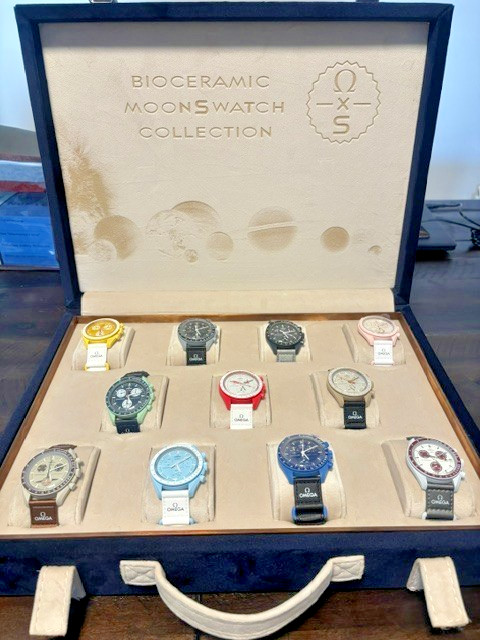 Omega x Swatch MoonSwatch Whole Collection 11 watches w/ case & original boxes