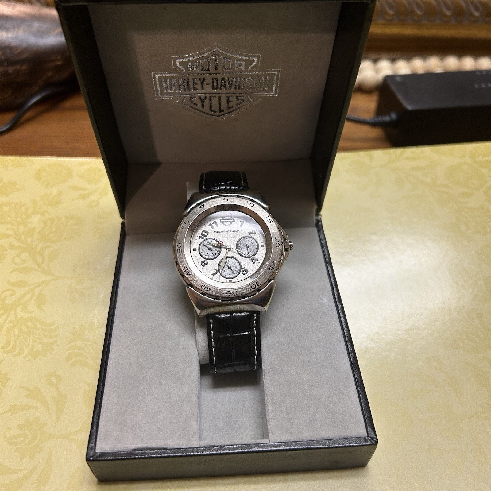 Harley-Davidson Men’s Watch Model HD M080 50M Water Resistant SS Back