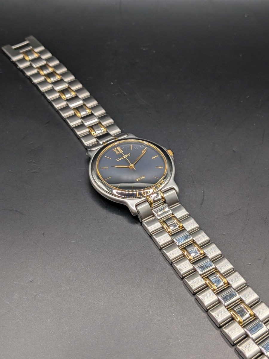 Excellent condition SEIKO LUCENT 5E21 6B80 Battery and Packing replaced Quartz E