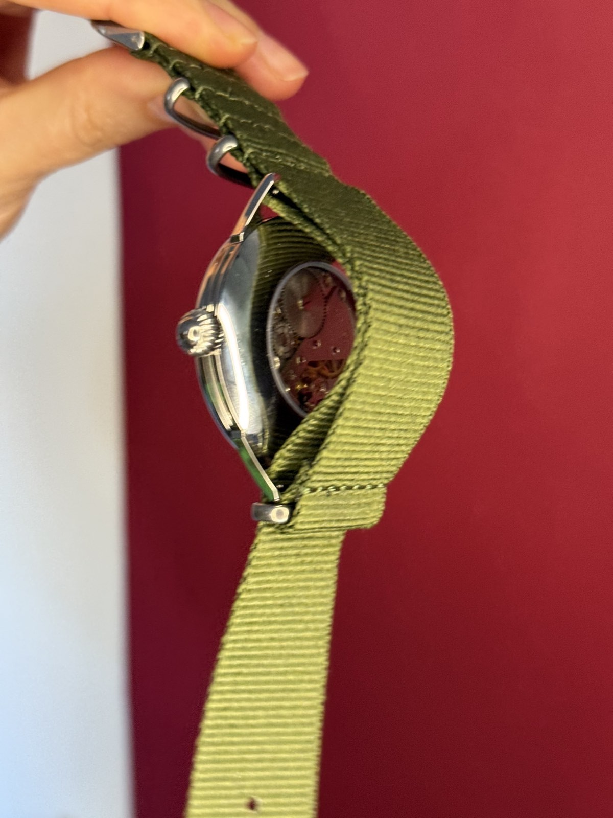 Raketa Watch Mechanical Storm Aviator USSR Wrist Vintage Green Soviet Men’s